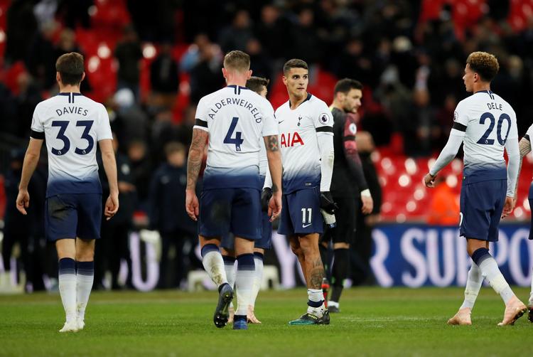 Tottenham tabte topkampen mod City med 1-0 og er nu 5 point efter de regerende mestre. David Klein/Ritzau Scanpix