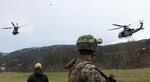 Den amerikanske marine har plads til op mod 11 helikoptere i deres Camp Odin. Perry MacLeod Jensen
