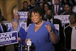  Stacey Abrams stiller op til guvernørvalget i Georgia for demokraterne
 (Bob Andres/Atlanta Journal-Constitution via AP)
   Bob Andres/AP