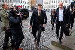 Nicklas Bendtner ankommer til byretten i selskab med sin advokat, Anders Németh. Jens Dresling/POLFOTO