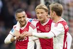 
    Kasper Dolberg startede festen da Ajax lørdag aften besejrede Willem II 2-0.Photo by Stanley GONTHA / ANP / AFP) / Netherlands OUT
   Stanley Gontha/Ritzau Scanpix