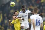 FCK*s Dame N'Doye havde også en stor mulighed efter pausen, men han måtte vente med forløsningen til tillægstiden. Jens Dresling/POLFOTO
