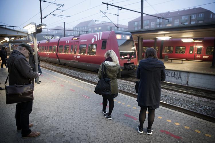 Ingen S-tog fra Valby station pga. arbejdsnedlæggelse.
   Jens Dresling/POLFOTO