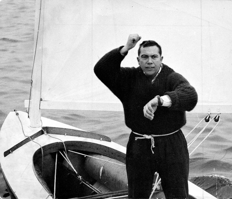 Sine fire olympiske guldmedaljer hentede Paul Elvstrøm i firefly (1948) og finnjolle (1952, 1956 og 1960). Erik Petersen/POLFOTO