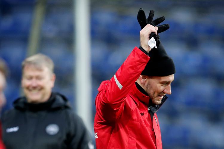 Nicklas Bendtner er med 30 mål på landsholdet den mest scorende af de fortsat aktive spillere. Jens Dresling/POLFOTO