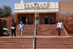Britta Nielsen blev i dag sat over for en dommer i Randburg Magistrates Court i Sydafrika. Siphiwe Sibeko/Ritzau Scanpix