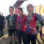 Ida Mathilde Steensgaard (th.) vandt sølv, mens guld og sølv gik til henholdsvis Lindsay Webster og Karin Karlsson (tv.). 