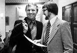 Bobby Moore og Helge Sander kunne i 1978 præsentere et samarbejde, der blev særdeles kortvarigt. Ole Lind/POLFOTO