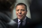 
   Arron Banks, der står bag forsikringsselskabet Eldon Insurance, var en af de store donorer bag kampagnen Leave. EU. Victoria Jones/AP
