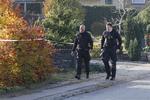 Den 68-årige kvinde er blevet sigtet for at have dræbt sin mand og parteret liget med en fukssvans i parrets fælles bolig i Herlev. Tirsdag var politiet til stede ved kvindens bolig.  Jens Dresling/POLFOTO