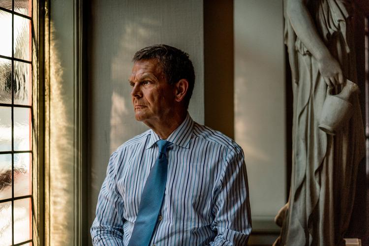 Ole Andersen er på det rene med, at han kan se lidt bister ud og det bidrager til hans  ledelsesstil. 
FOTO: STINE BIDSTRUP. Stine Bidstrup/ritzau/Stine Bidstrup