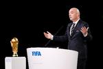Schweizeren Gianni Infantino har været præsident i Fifa siden 26. februar 2016. Alexander Zemlianichenko/AP