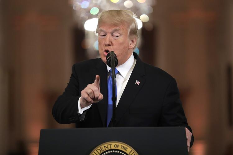 Præsident Donald Trump mente, at gårsdagens midtvejsvalg var en succes for Republikanerne. Foto: AP Photo/Evan Vucci
   Evan Vucci/AP