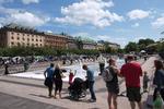 Det er foran dette bassin, at Apple ville placere deres elektronikbutik i Kungsträdgården, den ældste park i Stockholm. Jip/wikimedia Commons