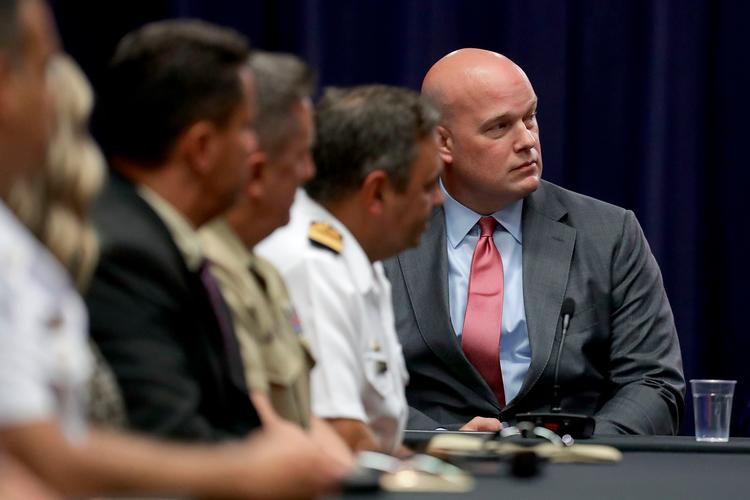Matthew Whitaker er her fotograferet i sommer som stabschef i Justitsministeriet. Nu er han fungerende justitsminister.  
   Foto: AFP Chip Somodevilla/Ritzau Scanpix