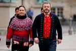 Anja Chemnitz Larsen fra det grønlandske IA-parti og Magni Arge fra Færøernes republikanske parti vil ikke på forhånd pege på en kommende statsminister. Jens Dresling/POLFOTO