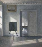 'Interiør med kunstnerens staffeli, Bredgade 25' hedder værket.  Christie's Images Ltd.