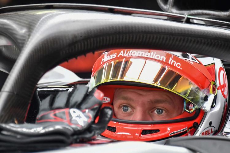 Kevin Magnussen er ude af kvalifikationsrunden til søndagens grandprix i São Paulo.  Nelson Almeida/Ritzau Scanpix