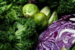 Grønkål, rødkål og rosenkål og alle andre grøntsager er glutenfri. Gluten findes i kornsorterne hvede, rug og byg. Arkivfoto: Per Folkver