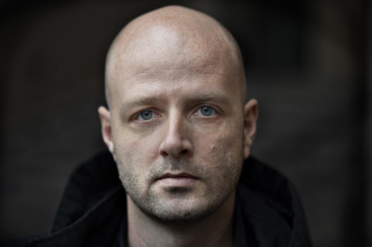 Journalist Morten Skjoldager er mandag blevet afhørt i Københavns Byret i straffesagen mod den tidligere PET-chef Jakob Scharf. Liselotte Sabroe/Ritzau Scanpix