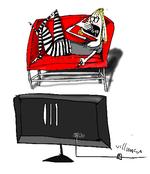 Arkivtegning: Jørn Villumsen Jørn Villumsen/Politiken-Tegning