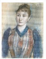 Den franske maler Edgar Degas' værk ’Mademoiselle Gabrielle Diot' var 1 blandt 2.000 malerier, som nazisterne konfiskerede fra Paul Rosenberg i 1940, efter at han var flygtet til USA. Foto: Artrecovery 