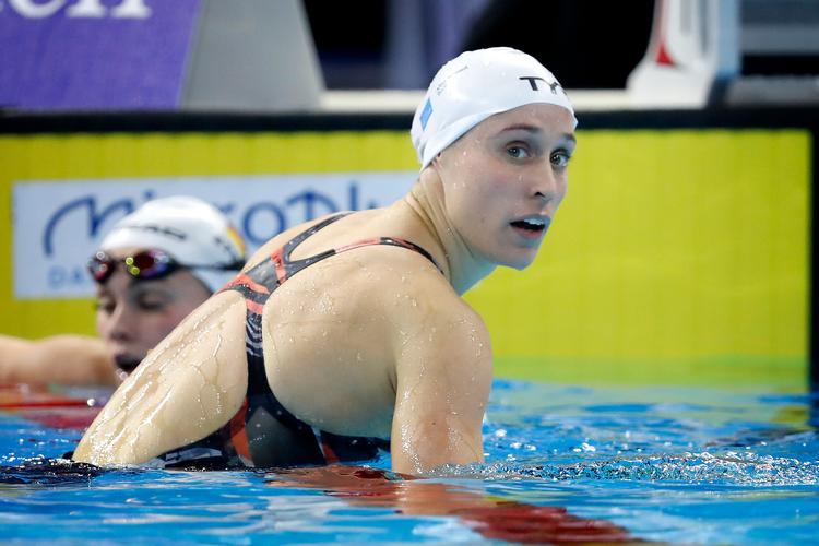 Rikke Møller Pedersen har trods smerter i skuldrene konkurreret på højeste plan. Ved EM på kortbane sidste år  vandt hun eksempelvis sølv i  200 meter bryst.. Jens Dresling/POLFOTO