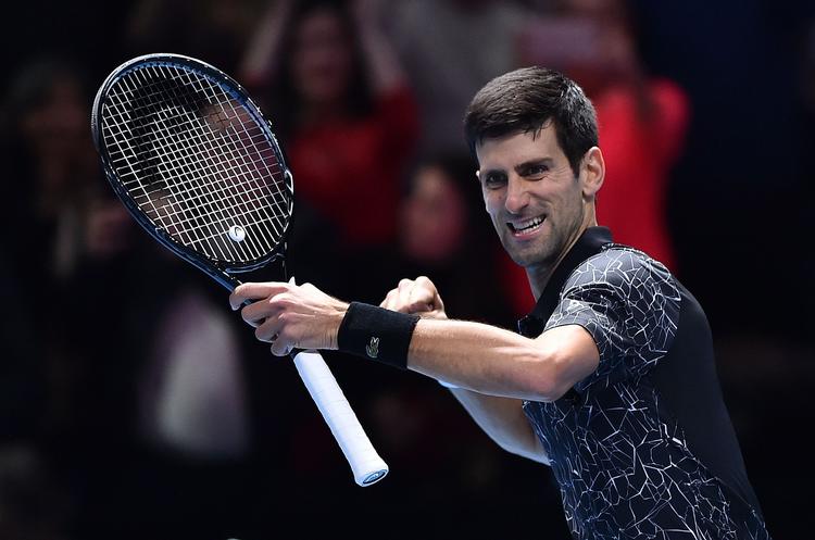 Novak Djokovic er for alvor tilbage på toppen, og han går i London efter at erobre ATP-sæsonfinalen for sjette gang i karrieren. Første gang var for ti år siden. Glyn Kirk/Ritzau Scanpix