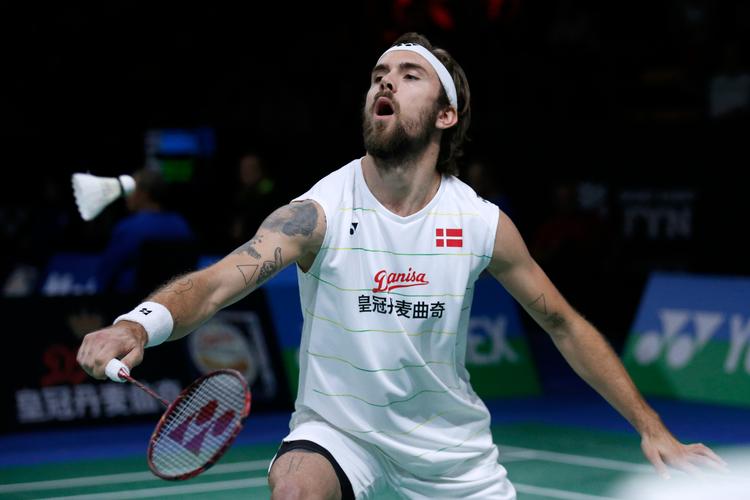 Ved Hong Kong Open skal Jan Ø. Jørgensen i næste runde møder en sydkoreaner, der skabte en stor overraskelse i 1. runde. Jens Dresling/POLFOTO