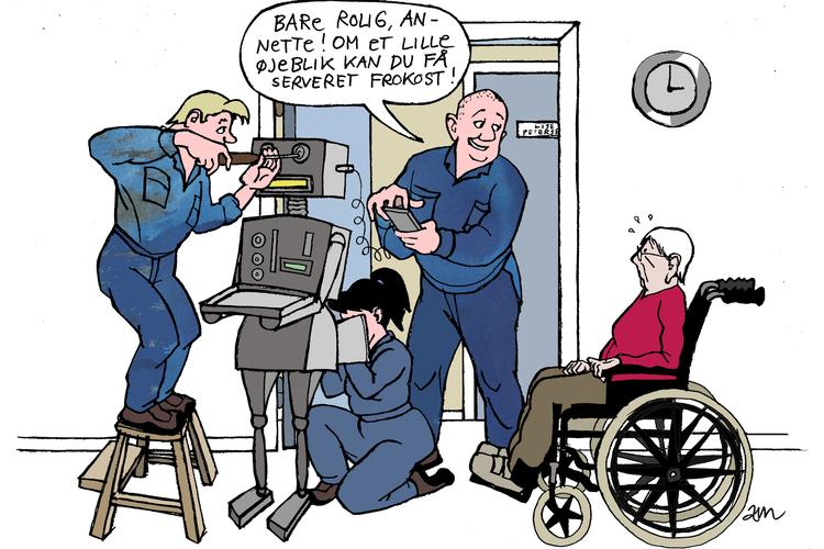 Arkivtegning Anne-Marie Steen Petersen