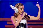 Kylie Minogue åbnede sin verdensturné i Jyske Bank Boxen i 2011. I næste uge spiller hun i Operaen. Gregers Tycho/POLFOTO
