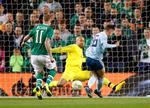 31.000 tilskuere så den irske klassiker, hvor Middlesbrough-målmanden  Darren Randolph  var banes bedste. Jason Cairnduff/Ritzau Scanpix