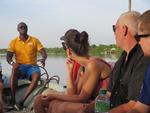 Kalifa Manneh, der præsenterer sig som 'Kalle' over for skandinaviske gæster, taler både svensk og dansk, når han guider i hjemlandet Gambia. Foto: Poul Husted