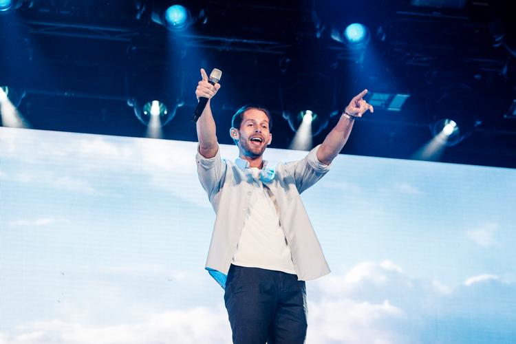 Rasmus Seebach i Tivoli til Fredagsrock 7. september 2018. Arkivfoto Per Lange