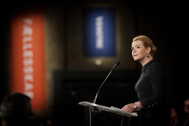 Inger Støjberg under    Venstres landsmøde i Herning.

   Martin Lehmann/POLFOTO