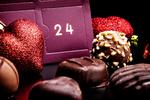 24 – og i nogle æsker 48 – små chokoladegodbidder til at øge voksne menneskers forventning til den kommende højtid. Ikke alt er dog lige velsmagende Foto: Miriam Dalsgaard/POLFOTO