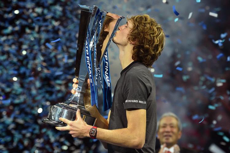 Alexander Zverev har en stor fremtid på ATP Touren, og samarbejdet med legenden Ivan Lendl er tilsyneladende begyndt at give pote. Glyn Kirk/Ritzau Scanpix