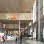 Adept piller det statelige og statiske ud huset og skaber i stedet visuel kontakt mellem etagerne og en fleksibel struktur ikke ulig den, de skaber for den nye arkitektskole i Aarhus. Adept (rendering)