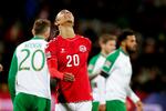 Hvis Danmark og Yussuf Poulsen ikke bliver nummer et eller to i den kommende EM-kvalifikationsgruppe, er holdet sikret endnu en mulighed for at komem til EM, da holdet vandt sin Nations League-gruppe. Jens Dresling/POLFOTO