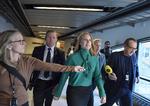 Centerlederen Annie Lööf kan ikke få flertal bag sig. Foto: 10070 Jessica Gow/tt/Ritzau Scanpix