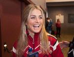 Therese Johaug er stadig en af de mest populære idrætsudøvere i Norge, og hun fik en stor modtagelse, da hun vandt i Beitøstolen for nylig. Foto: Terje Pedersen/AP