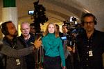 Efter kun en uge måtte Centerpartiets leder, Annie Lööf, opgive at danne en regering. Nu er det op til RIksdagens formand, Andreas Norlén, hvad næste skridt bliver.  (Foto: 10070 Jessica Gow/TT/Ritzau Scanpix) Foto: 10070 Jessica Gow/tt/Ritzau Scanpix