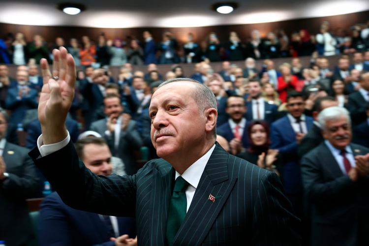 Tyrkiets præsident, Recep Tayyip Erdogan. Foto: Burhan Ozbilici/AP