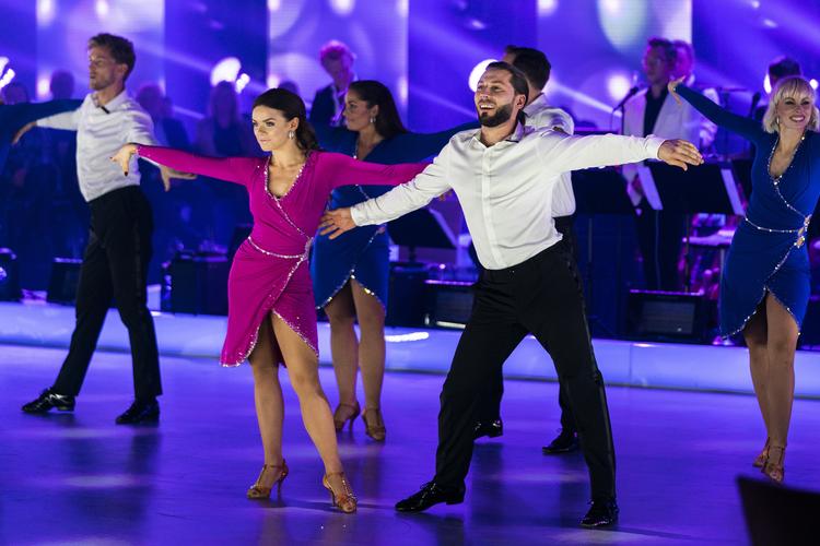 Simon Stenspil og Asta Björk i aftenens finale. (foto: Martin Sylvest/Scanpix Ritzau Scanpix 2018)
   Foto: Martin Sylvest/Ritzau Scanpix