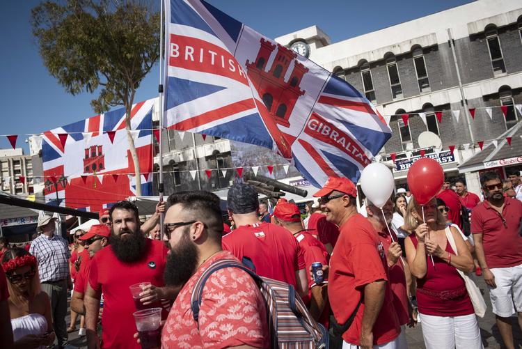 Hovedparten af indbyggerne i Gibraltar stemte i sin tid for at blive i EU. Foto: Marcos Moreno/AP