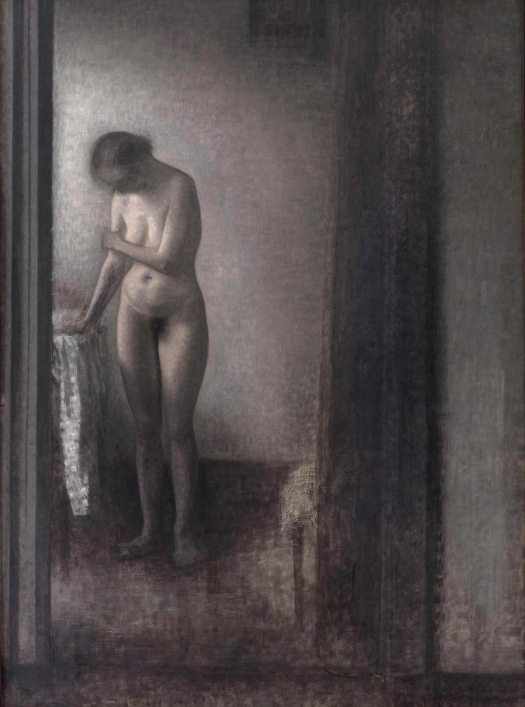 Vilhelm Hammershøi, ’Stående Kvinde’, 1909-10, Statens Museum for Kunst Foto: Statens Museum for Kunst