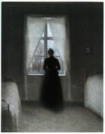 Vilhelm Hammershøi, ’Sovekammer’, 1890, Den Hirschsprunggske Samling Foto: Den Hirschsprunggske Samling