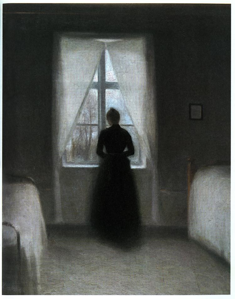 Vilhelm Hammershøi, ’Sovekammer’, 1890, Den Hirschsprunggske Samling Foto: Den Hirschsprunggske Samling