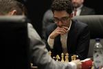 Den italiensk-amerikanske udfordrer, Fabiano Caruana.
   Foto: Matt Dunham/AP