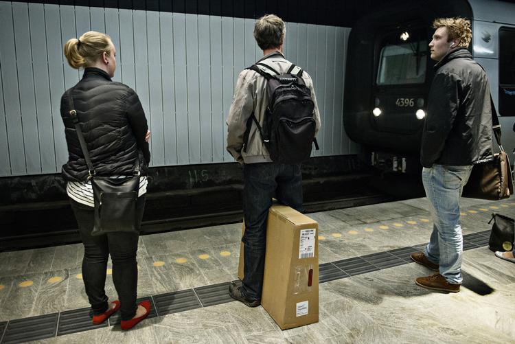 Endnu en gang rammes passagererne af arbejdsnedlæggelse blandt lokomotivførerne.  Foto: Katinka Hustad/POLFOTO